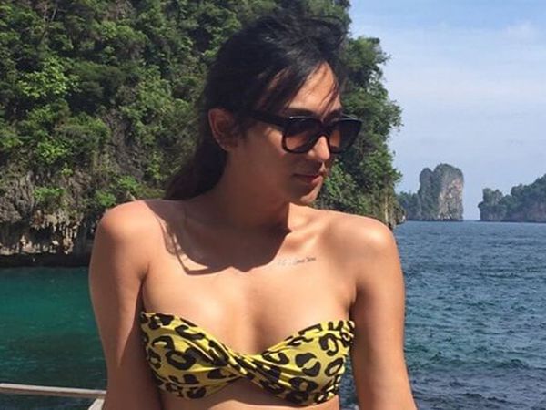 Dena Rachman Berbikini di Thailand