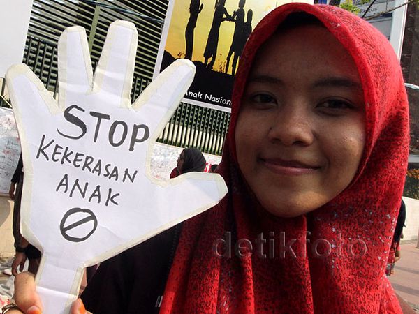 Aksi Menentang Kekerasan Terhadap Anak