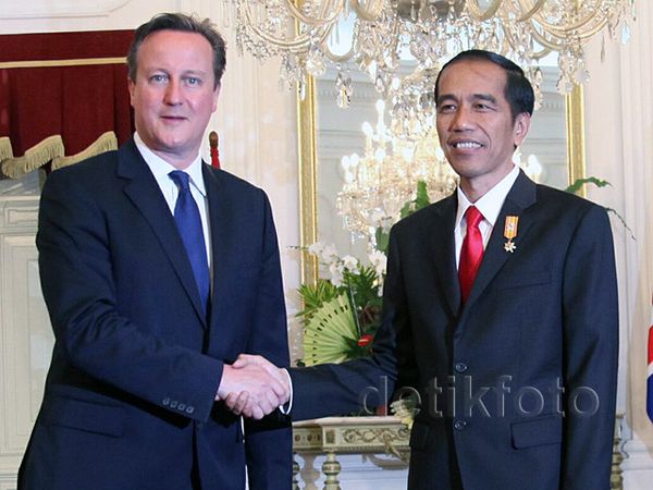 Presiden Jokowi Terima PM Inggris David Cameron