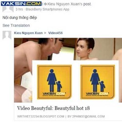 Facebooker Indonesia Jadi bulan-bulanan Postingan Porno Vietnam