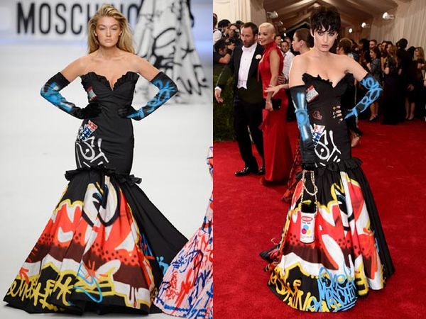 Gigi Hadid vs Katy Perry, Siapa lebih Cocok dengan Gaun ini?