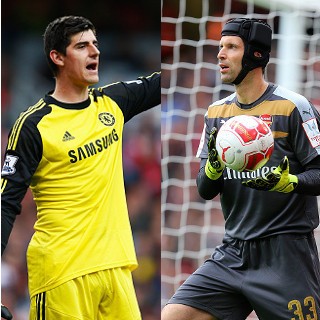 Adu Tangguh Cech vs Courtois
