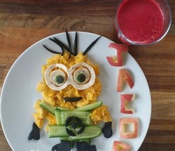 Ada Olaf dan Minion Lucu dari Buah dan Telur untuk si Kecil