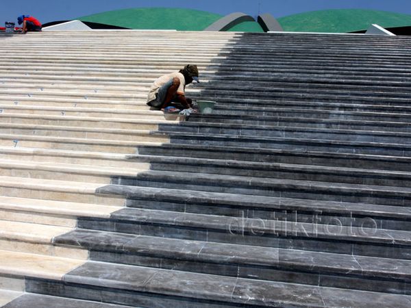 Jelang Pidato Kenegaraan, Gedung DPR Dibersihkan
