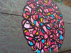 Seni Kaligrafi Dipajang di Jalanan London