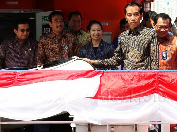 Jokowi Resmikan Bank Kapal Milik BRI