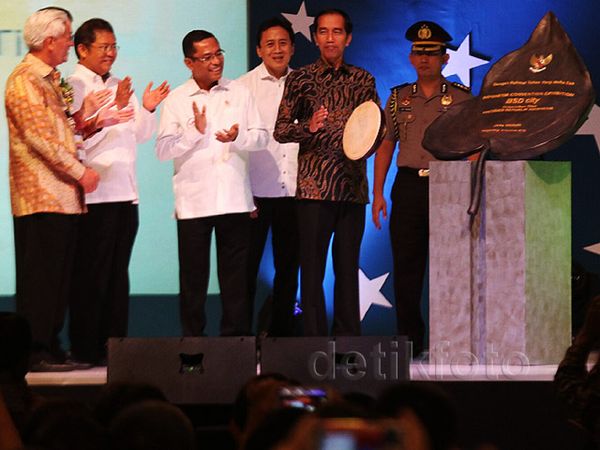 Jokowi Resmikan Area Konvensi Terbesar RI