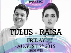 Bersiap Menikmati Kolaborasi Manis Tulus dan Raisa Malam Ini