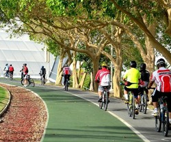 Asyiknya Gowes Sepeda di Qatar