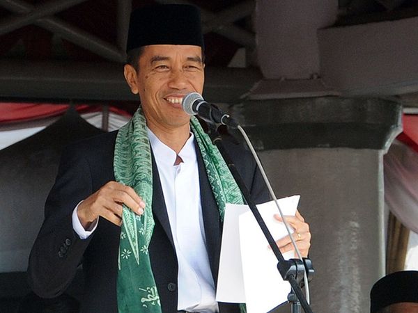 Jokowi Resmikan Peringatan 100 Tahun Mathlaul Anwar