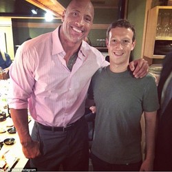 Dwayne The Rock Johnson Bikin Zuckerberg Seperti Bocah