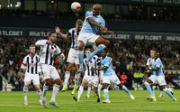 Di babak kedua, City mencetak satu gol tambahan melalui sundulan sang kapten, Vincent Kompany. Skor 3-0 bertahan hingga wasit Mike Dean meniup peluit panjang tanda selesainya pertandingan. Reuters/Jason Cairnduff Livepic.