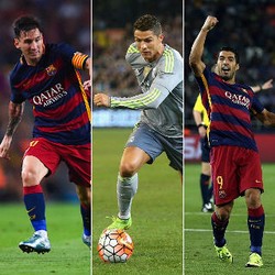 Messi, Ronaldo, dan Suarez Berebut Pemain Terbaik UEFA 2015
