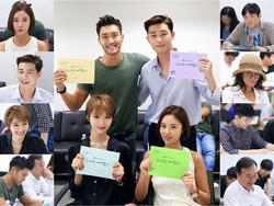 Siwon SuJu Cairkan Suasana Script Reading Drama She Was Pretty
