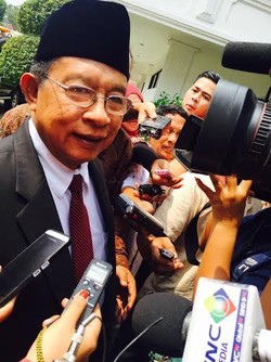 Jadi Menko Perekonomian, Darmin Berjas Rapi ke Istana Negara