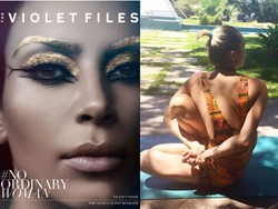 Kim Kardashian Jadi Cleopatra, Miley Cyrus Pamer Kelenturan Tubuh dengan Yoga