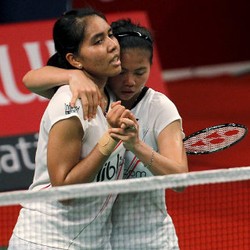 Nitya/Greysia ke Perempatfinal, Riky/Richi Tumbang
