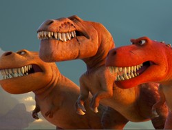 Seram Tapi Gemes! Ini Penampakan T-Rex di Film Animasi Pixar The Good Dinosaur