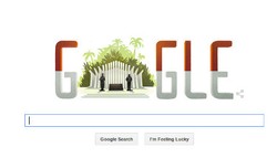 Rayakan 70 Tahun RI, Google Kibarkan Merah Putih