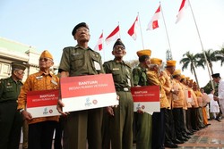 Rayakan HUT ke-70 RI, PGN Salurkan Rp 2,2 Miliar ke Veteran Perang dan SMK