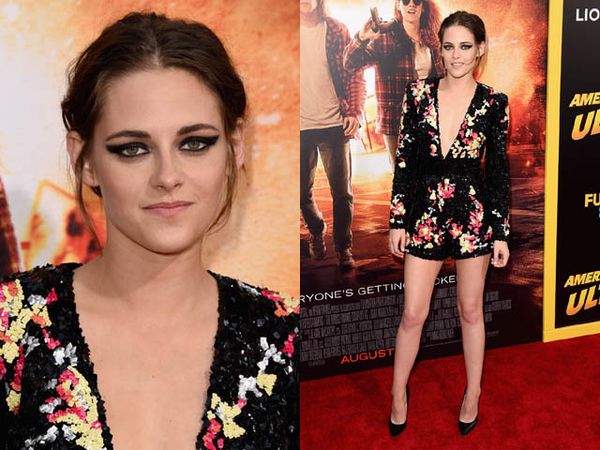 Kristen Stewart Seksi Berbusana dengan Belahan Dada Rendah