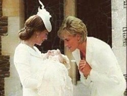 Foto Kehadiran Putri Diana di Acara Pembaptisan Charlotte Bikin Heboh