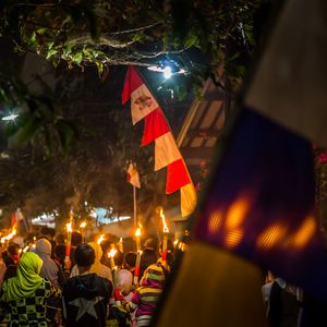 Meriahnya Pawai Obor Peringati Tahun Baru Islam di Jakarta 