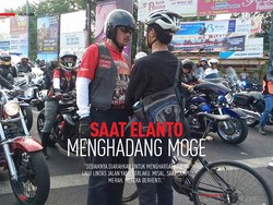Saat Elanto Menghadang Moge