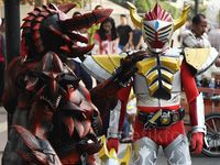 Satria Garuda Bima-X Hadir di Car Free Day
