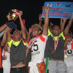 Maluku Utara Juara Liga Desa Indonesia 2015