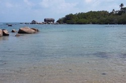 Begini Indahnya Pantai Tanjung Lampu di Bangka