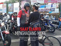 Saat Elanto Menghadang Moge