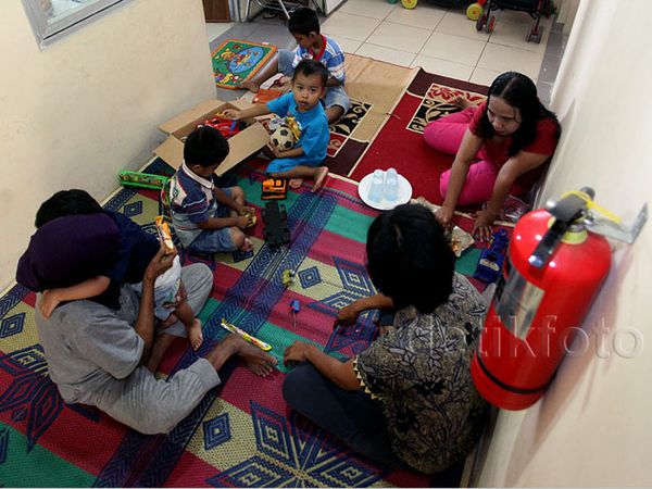 Warga Kampung Pulo Mulai Beradaptasi di Rusunawa