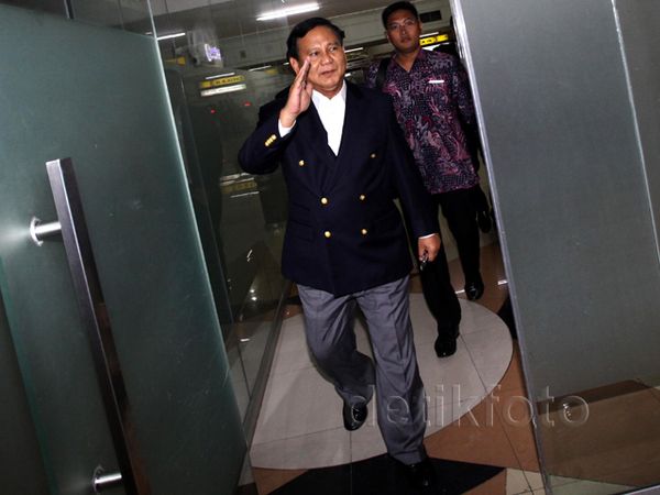 Prabowo Tiba di Halim Usai Hadiri Vonis Bebas Wilfrida