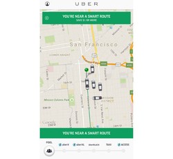 Uber Uji Fitur Jemput di Halte
