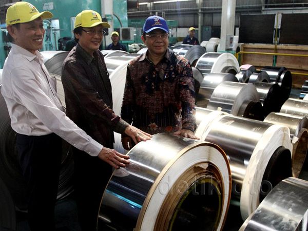 Peresmian Mesin Tension Leveler Multiroll Pertama di Indonesia