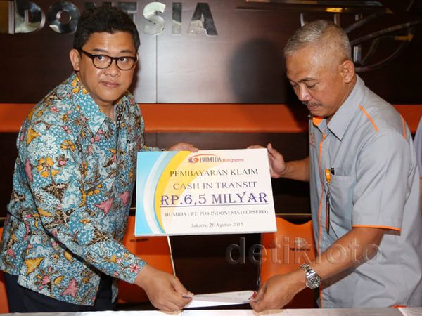PT Pos Terima Klaim Asuransi Dana PSKS Rp 6,5 M