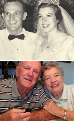 Ultah Pernikahan, Pasangan Ini Makan Kue Pengantin Berusia 60 Tahun