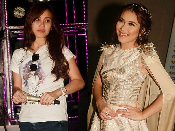 Begini Penampilan Ayu Ting Ting Sebelum dan Sesudah Dandan
