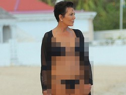 Jelang Usia 60, Kris Jenner Masih PeDe Tampil Berbikini