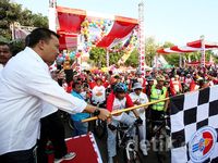Menpora Imam Nahrawi Buka Fun Bike Kemenpora 2015