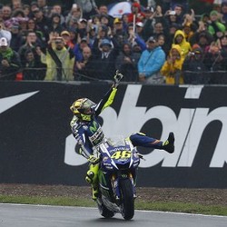 Rossi Sempat Tak Yakin Waktu Lihat Hujan Turun