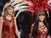 No More Bad Blood! Aksi Duet Nicki Minaj dan Taylor Swift di MTV VMA
