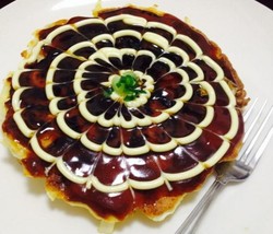 Wah, Ada Okonomiyaki Mirip Bunga dan Karakter Totoro yang Lucu!