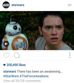 Teaser Star Wars Diumbar di Instagram