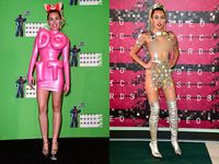 Nyentrik hingga Nyaris Bugil, Busana Miley Cyrus di MTV VMA 2015