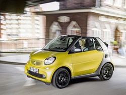 Mobil Mungil smart fortwo Atap Terbuka Mulai Dijual September