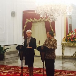 Di Depan Jokowi, Lagarde: Ekonomi RI Terbukti Kuat