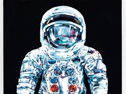 Lukisan Luar Angkasa Jelajahi Perjalanan Astronot ke Bulan