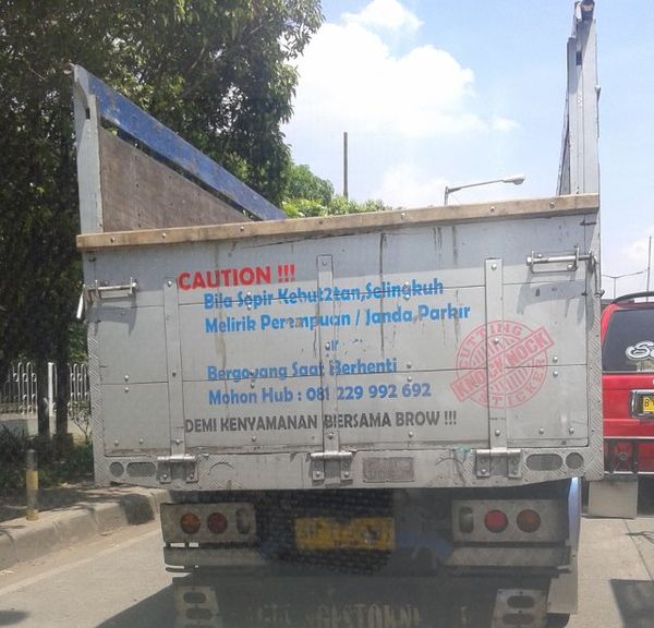 Sopir Jangan Selingkuh dengan Janda Ya!